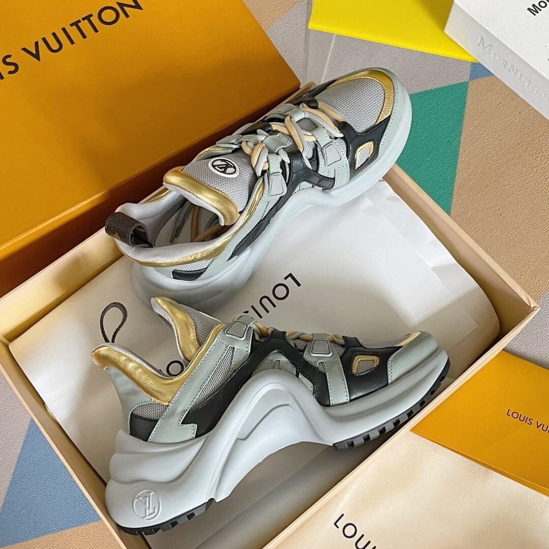 (1:1 replica) Louis Vuitton Women s LV Archlight Sneaker Gray For Women LV