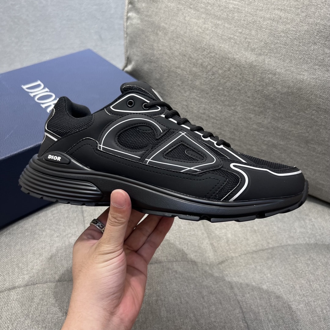 (1:1 replica) Christian Dior Women s B30 Sneaker Black For Women CD