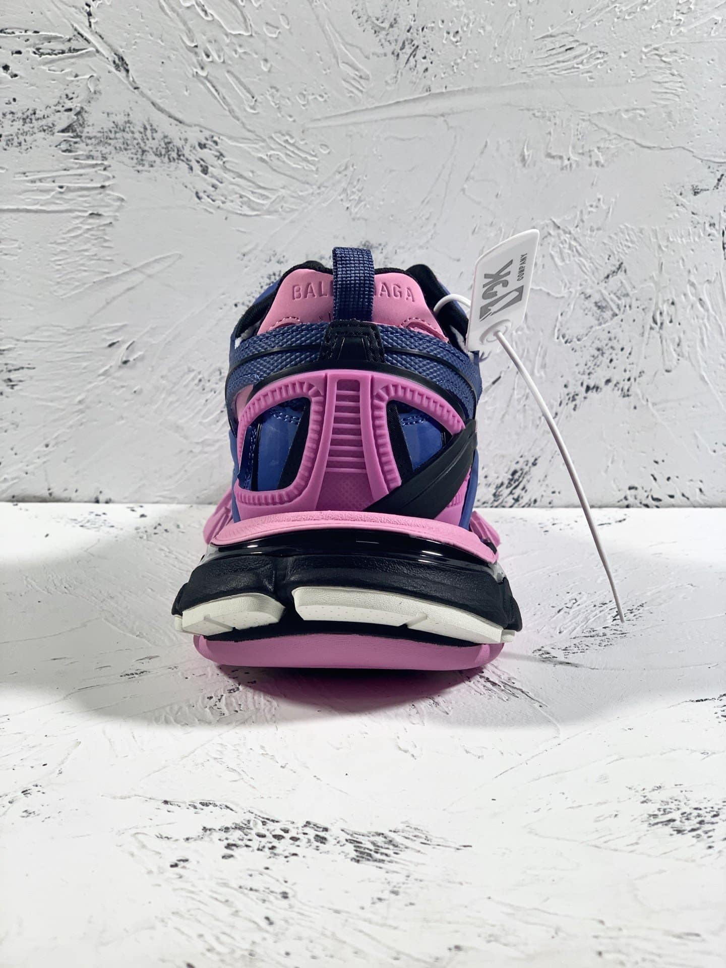 (1:1 replica) Balenciaga Track.2 Clear Sole Trainers Dark Purple For Women
