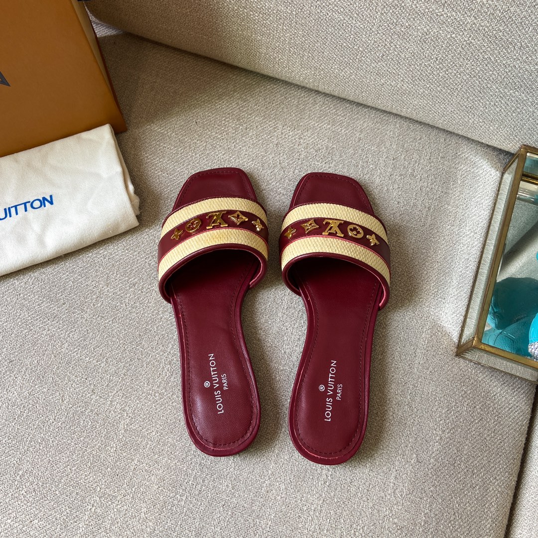 (1:1 replica) Louis Vuitton Women s Lock It Mule Purple For Women LV