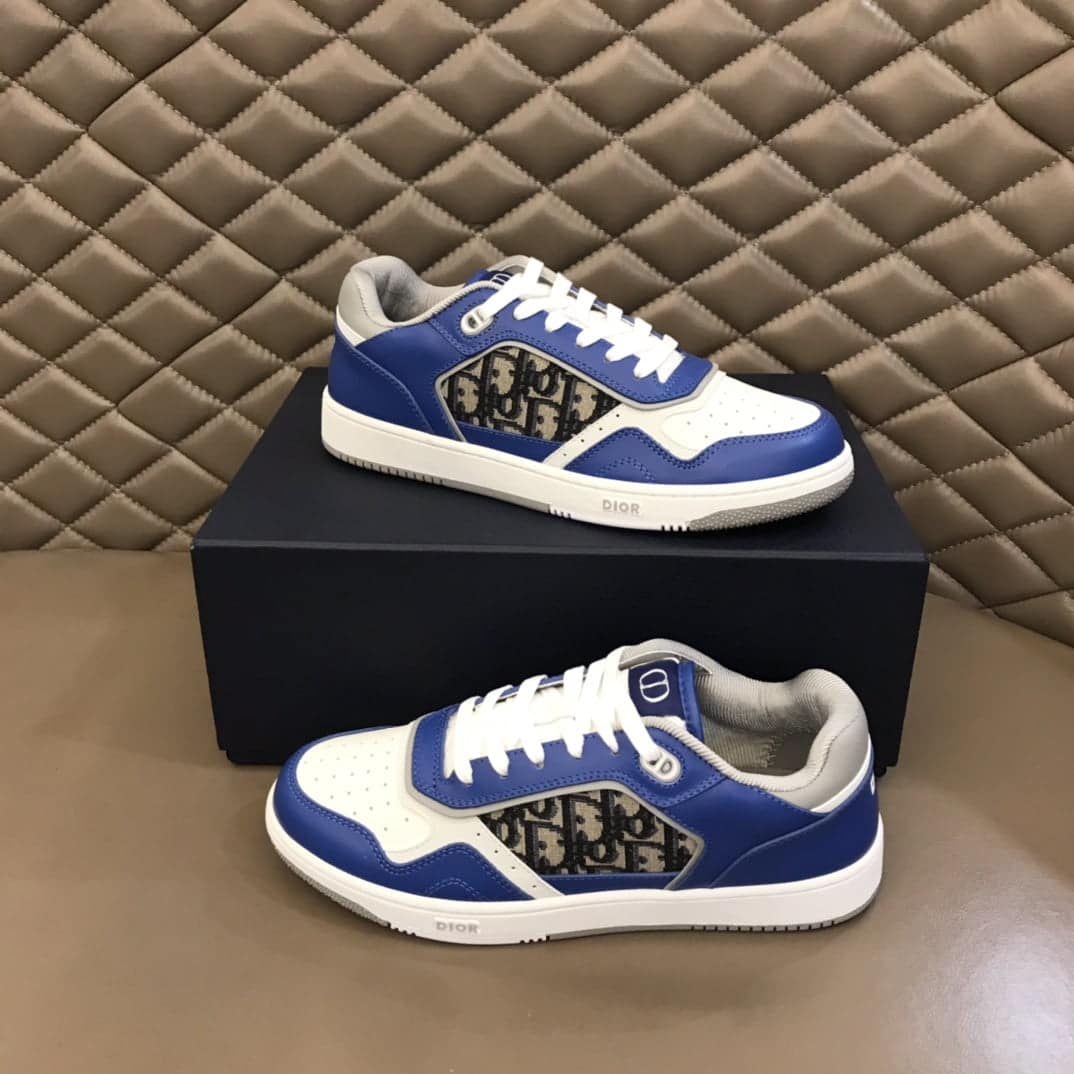 (1:1 replica) Christian Dior Women s B27 Low-Top Sneaker Blue For Women CD