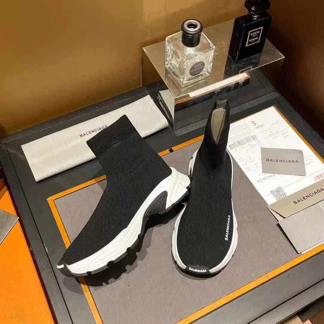 (1:1 replica) Balenciaga Speed Trainers Black For Women 645056W2DBP1013