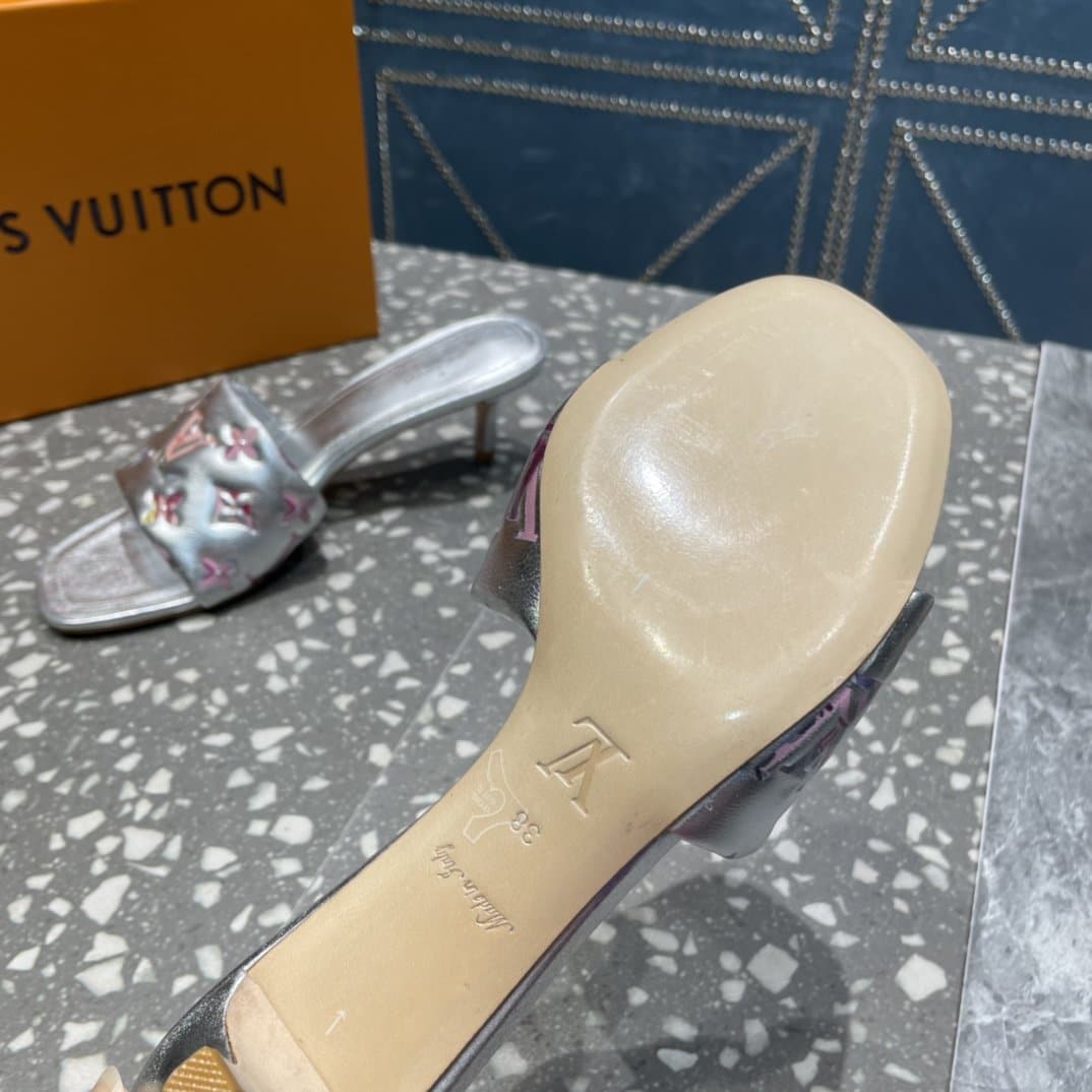 (1:1 replica) Louis Vuitton Women s Revival Mule Sliver For Women LV 1AAOUB