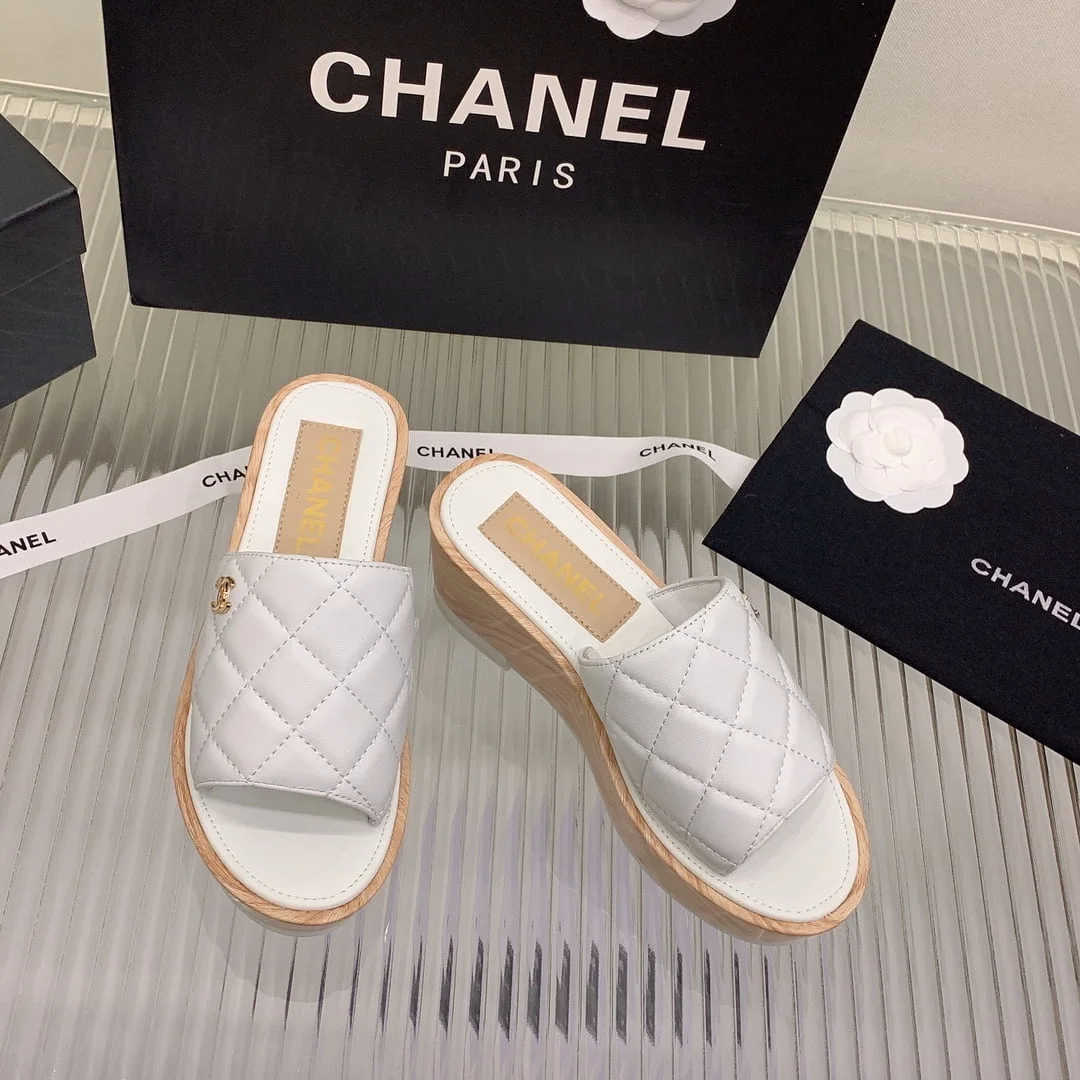 (1:1 replica) Chanel Women s Mules White For Women