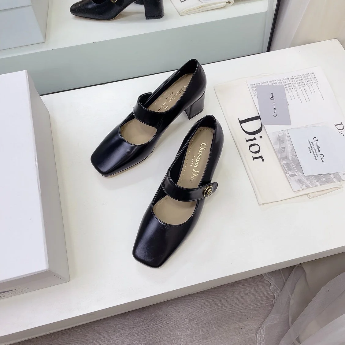 (1:1 replica) Christian Dior La Parisienne Dior Pump Black For Women CD