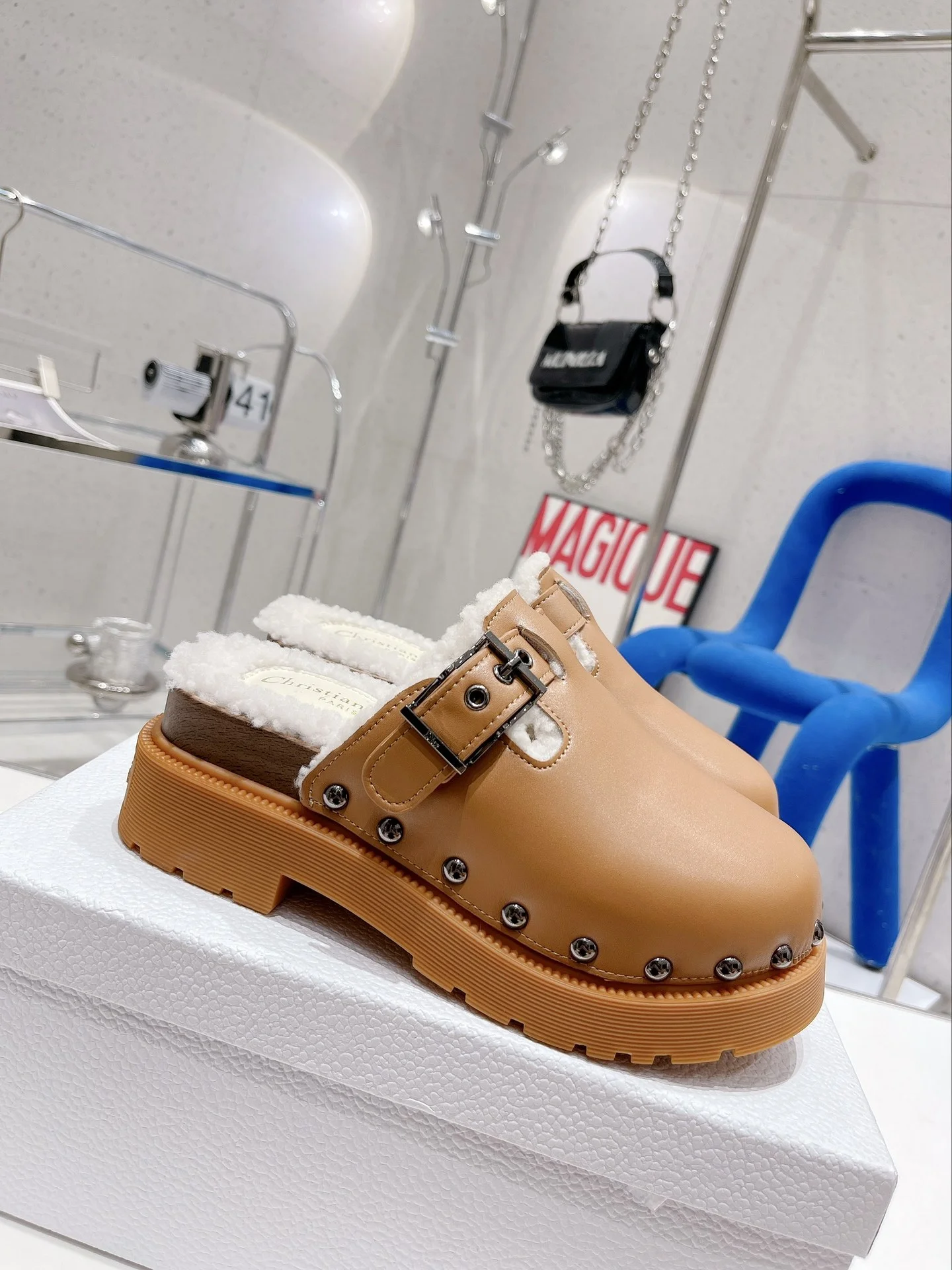 (1:1 replica) Christian Dior Women s Diorquake Clog Brown For Women CD