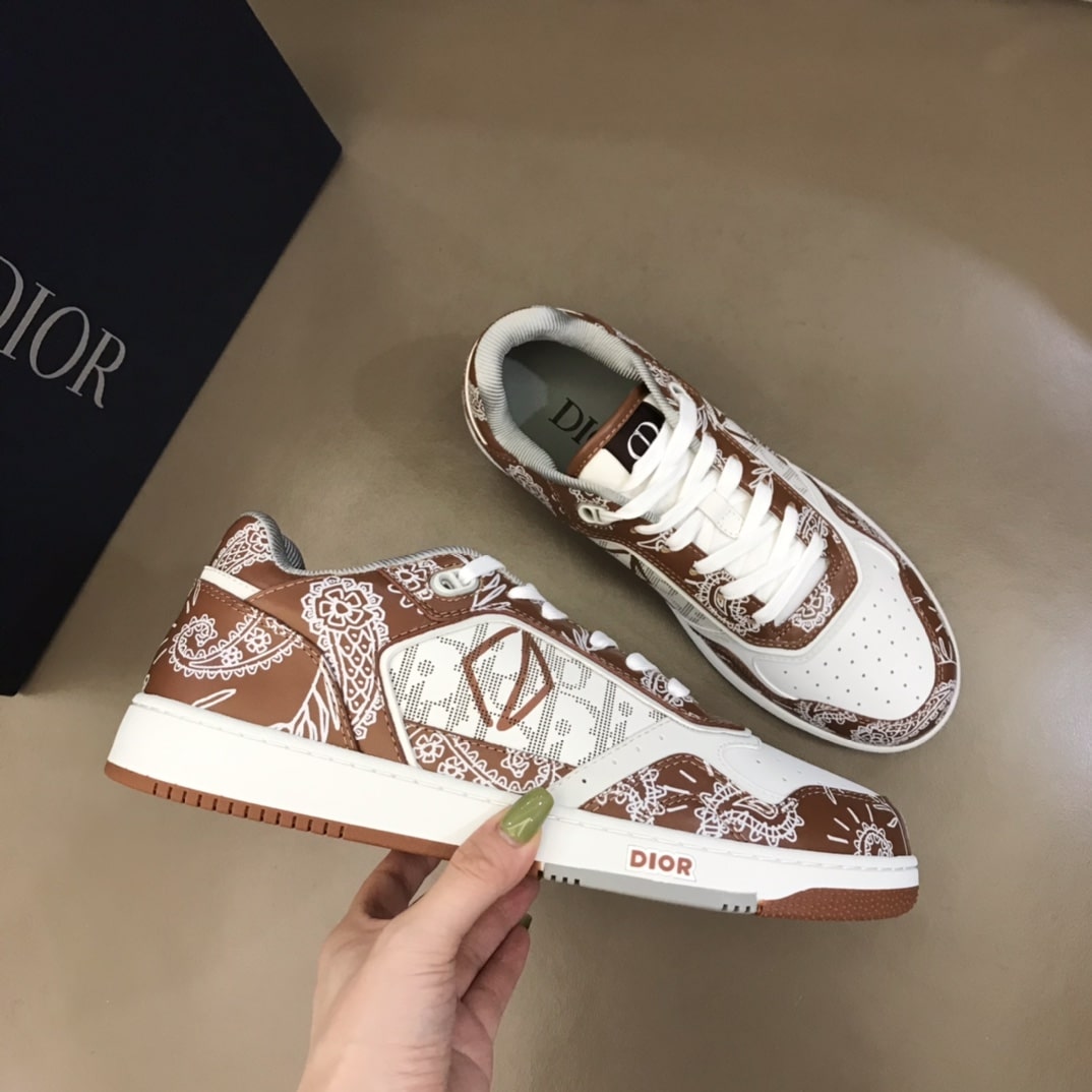 (1:1 replica) Christian Dior Women s B27 Low-Top Sneaker Light Red For Women CD