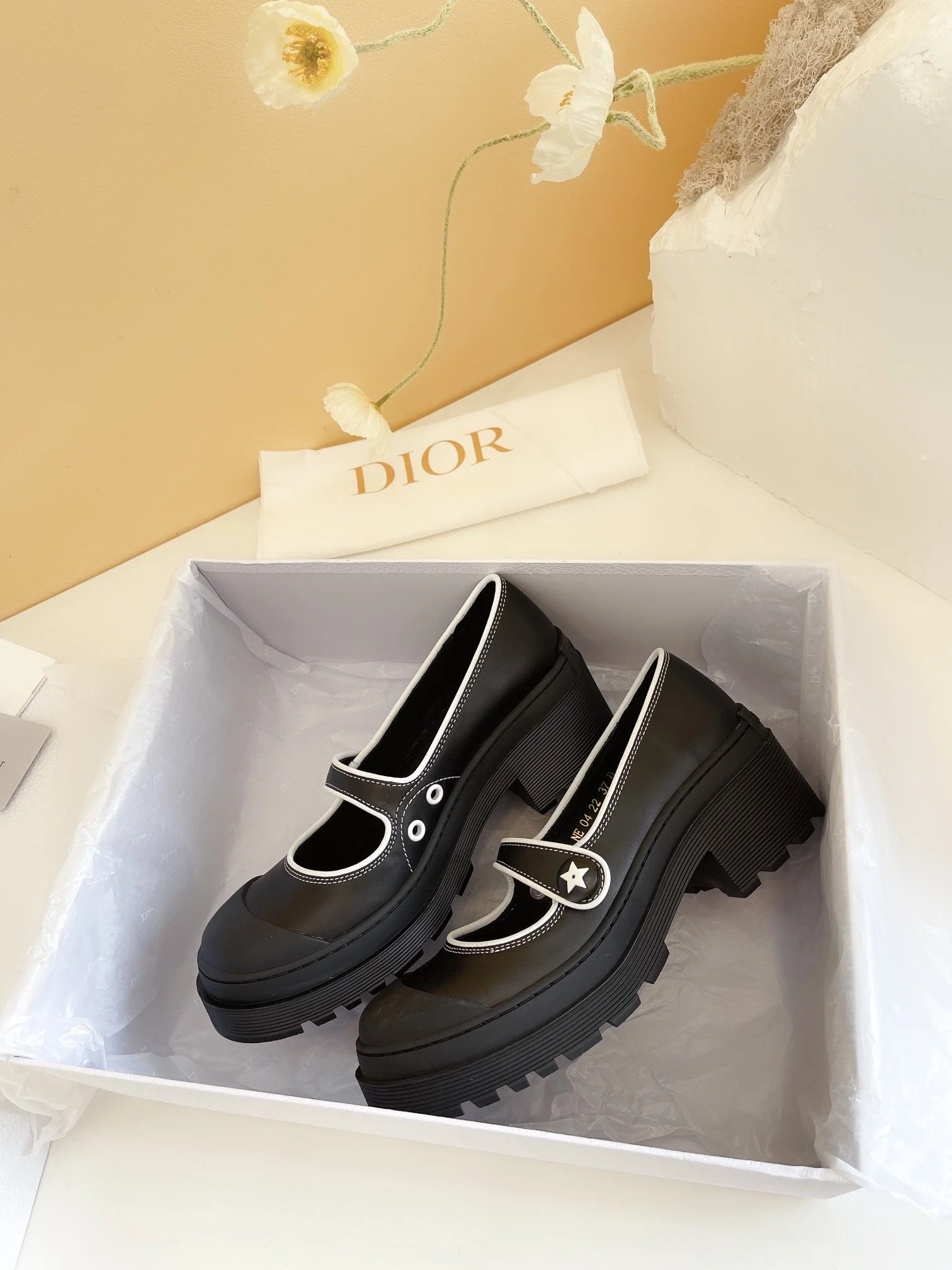 (1:1 replica) Christian Dior Women s D-Doll 2.0 Pump Black For Women CD KCP951VSO_S20X