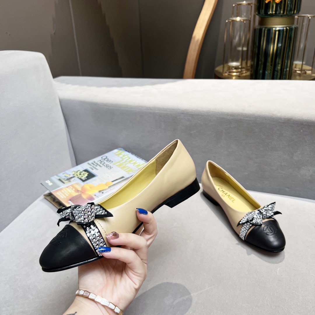 (1:1 replica) Chanel Women s Ballerinas Yellow For Women