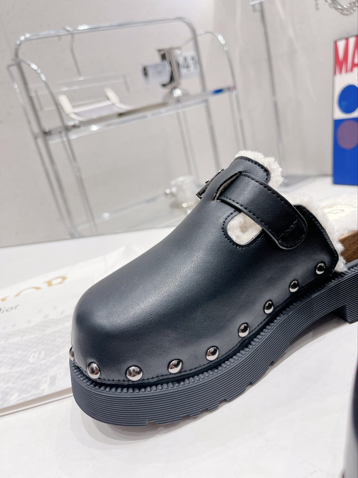 (1:1 replica) Christian Dior Women s Diorquake Clog Black For Women CD KCB751VES_S29X
