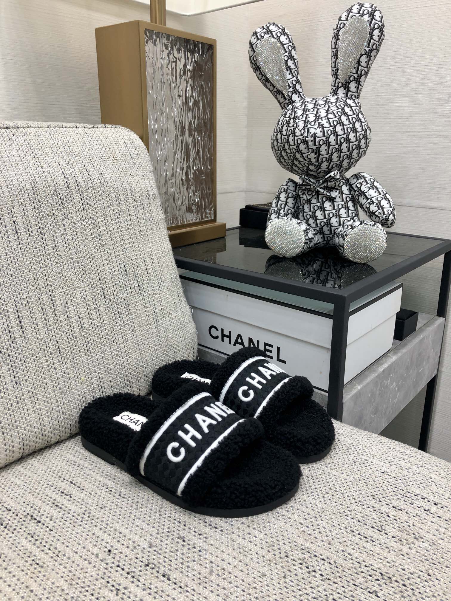 (1:1 replica) Chanel Women s Mules With Lining Black For Women 1.2in/3cm