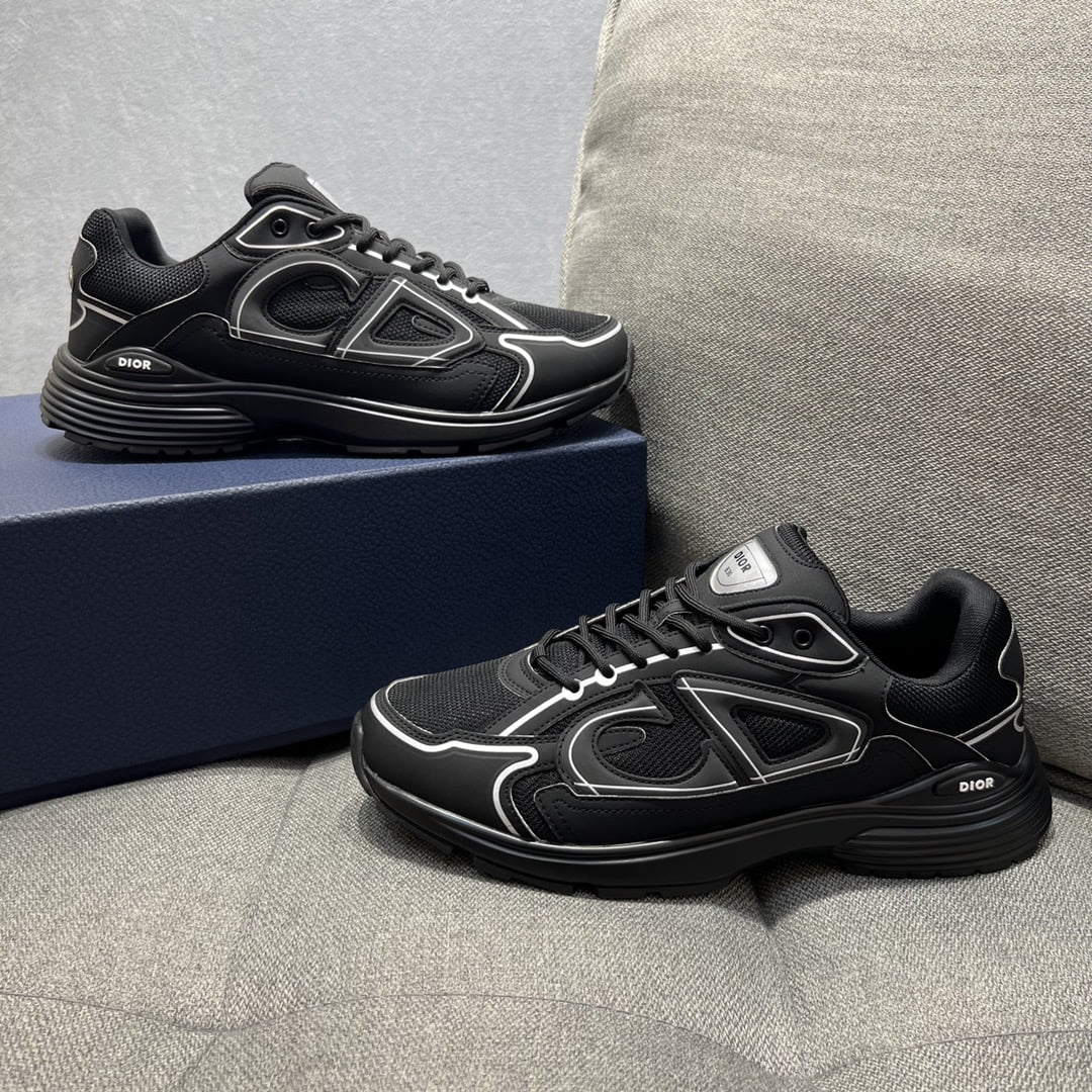 (1:1 replica) Christian Dior Women s B30 Sneaker Black For Women CD