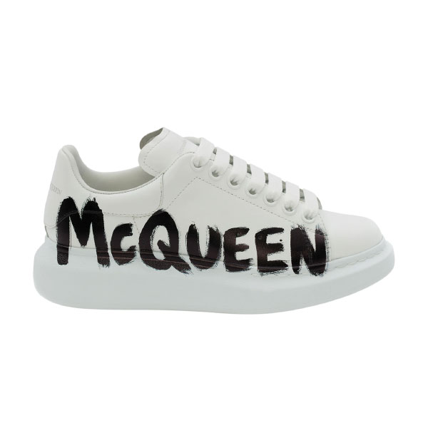 (1:1 replica) ALEXANDER MCQUEEN GRAFFITI OVERSIZED SNEAKER IN WHITE ALD020