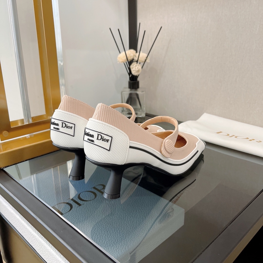 (1:1 replica) Christian Dior Women s D-Motion Court Shoe Pink For Women CD KCP947DUF_S12U