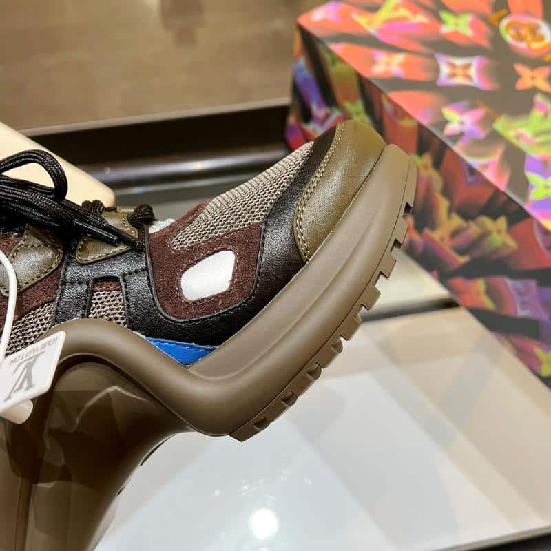 (1:1 replica) Louis Vuitton Women s LV Archlight Sneaker Dark Brown For Women LV