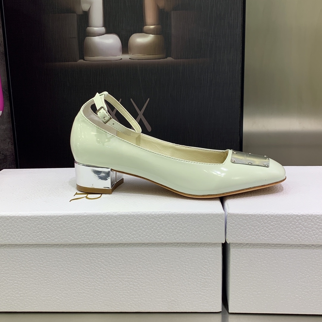 (1:1 replica) Christian Dior Women s La Parisienne Dior Pump Green For Women CD