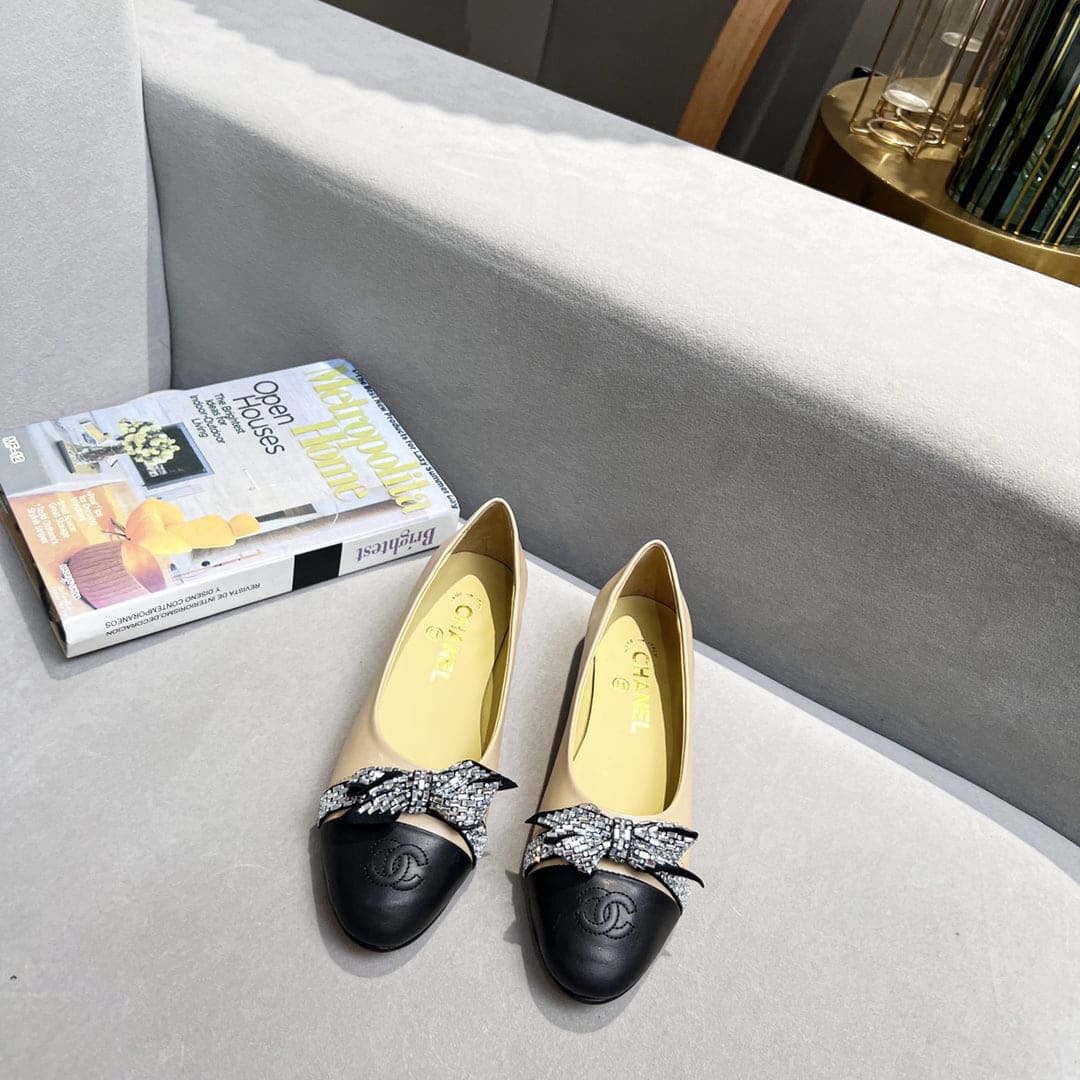 (1:1 replica) Chanel Women s Ballerinas Yellow For Women