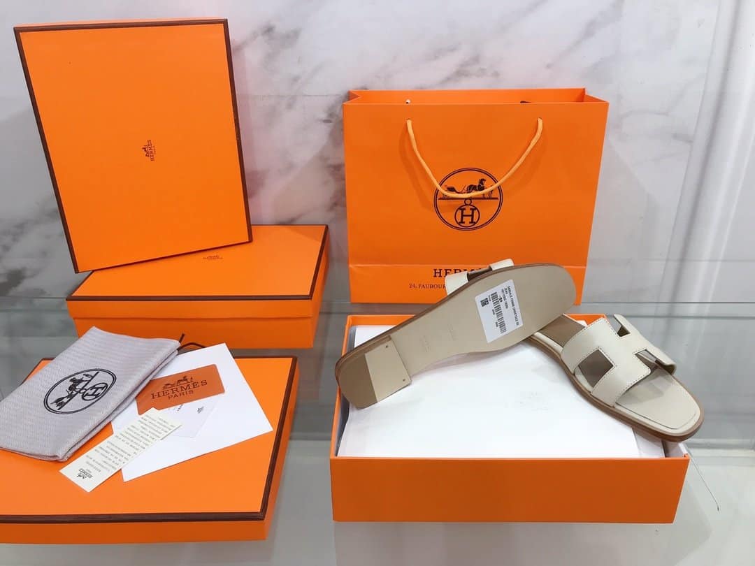 (1:1 replica) Hermes Oran Sandal Iovry For Women, Women s Shoes H021056Z