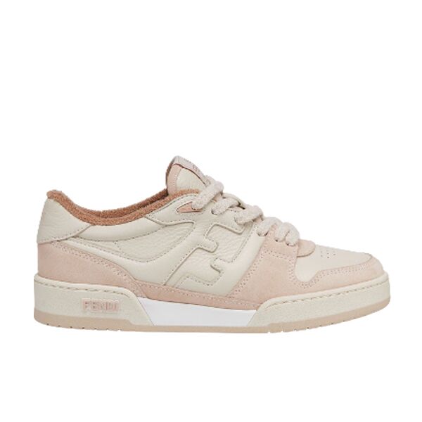 (1:1 replica) FENDI MATCH LOW TOPS IN PINK SUEDE FDS014