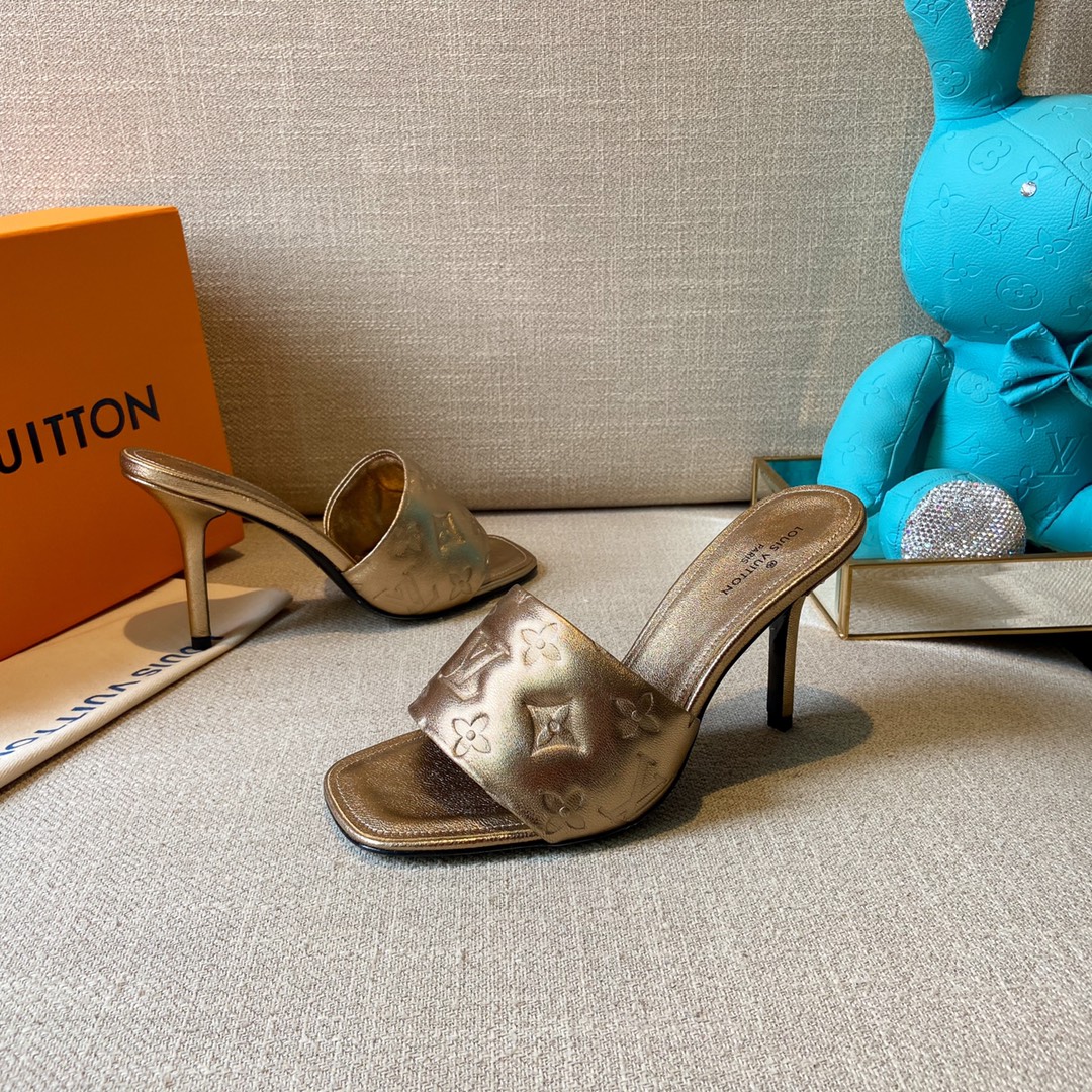 (1:1 replica) Louis Vuitton Women s Revival Mule Bronze For Women LV