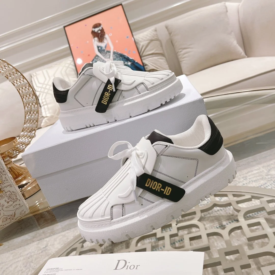 (1:1 replica) Christian Dior-ID Sneaker Rubber White For Women CD KCK278BCR_S29W