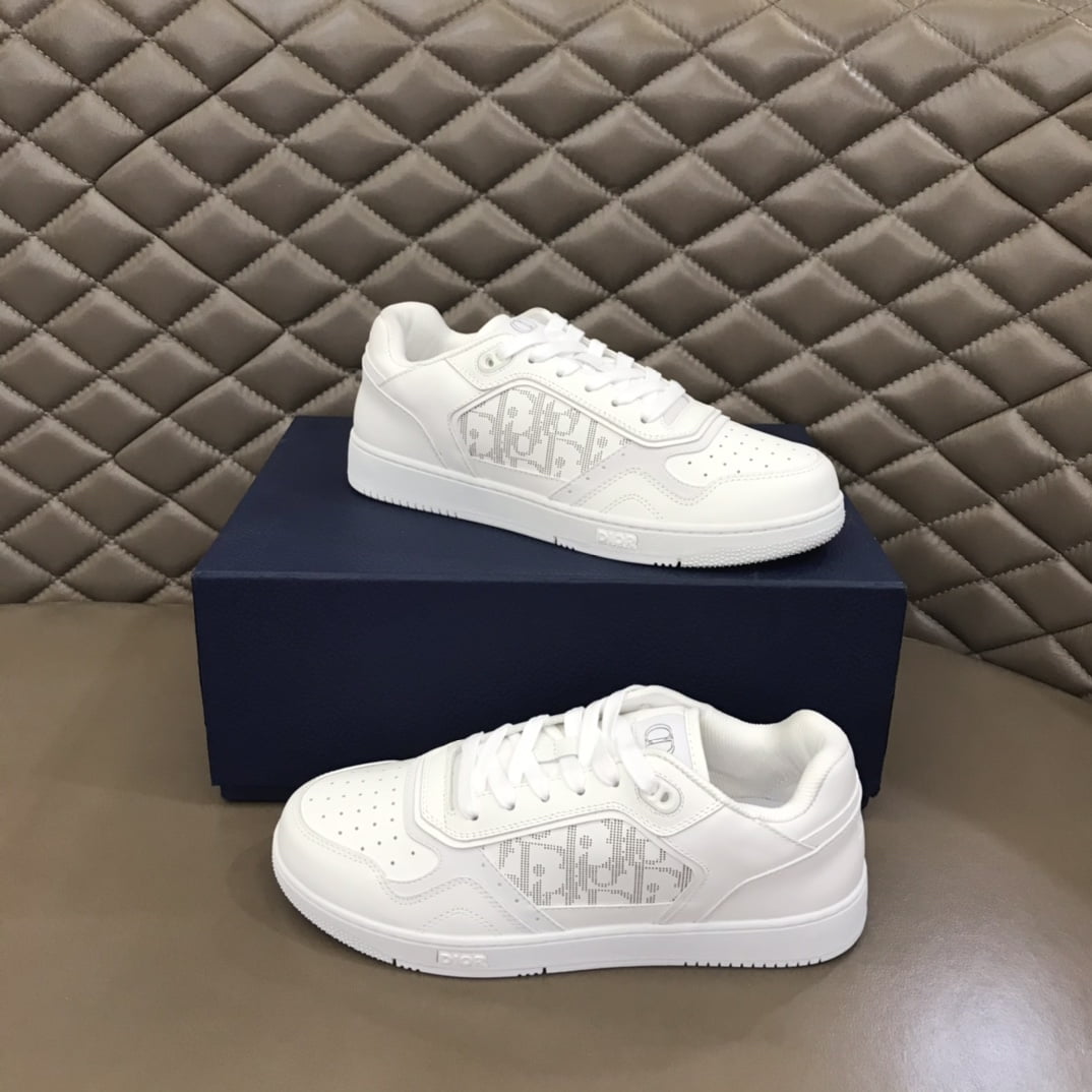(1:1 replica) Christian Dior Women s B27 Low-Top Sneaker White For Women CD
