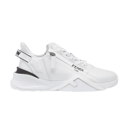 (1:1 replica) FENDI FLOW WHITE LEATHER LOW TOPS FDS015