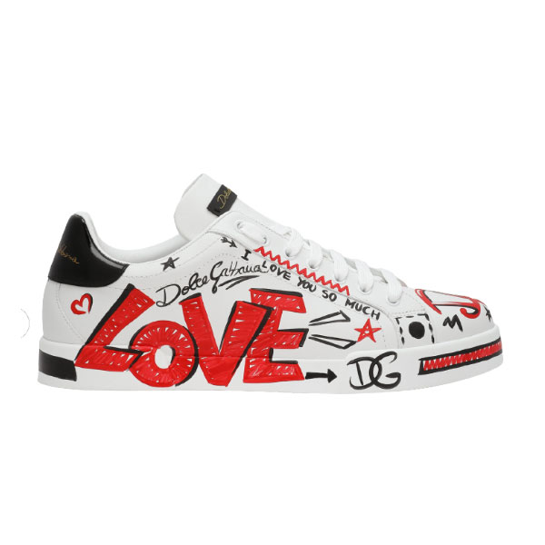 (1:1 replica) DOLCE GABBANA PORTOFINO LOVE DG SNEAKERS – DG022
