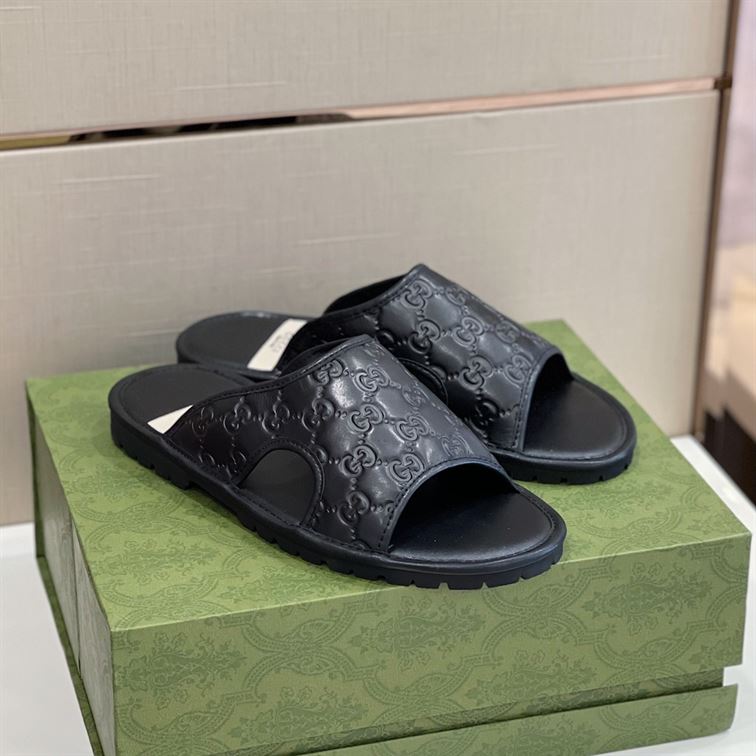 (1:1 replica) GUCCI MEN SLIDE SANDAL GSL037