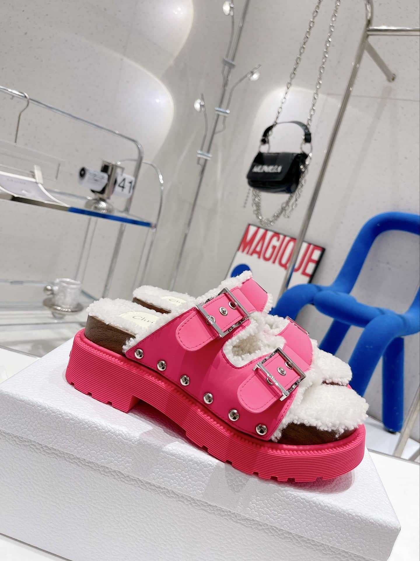 (1:1 replica) Christian Dior Women s Diorquake Sandal Pink For Women CD