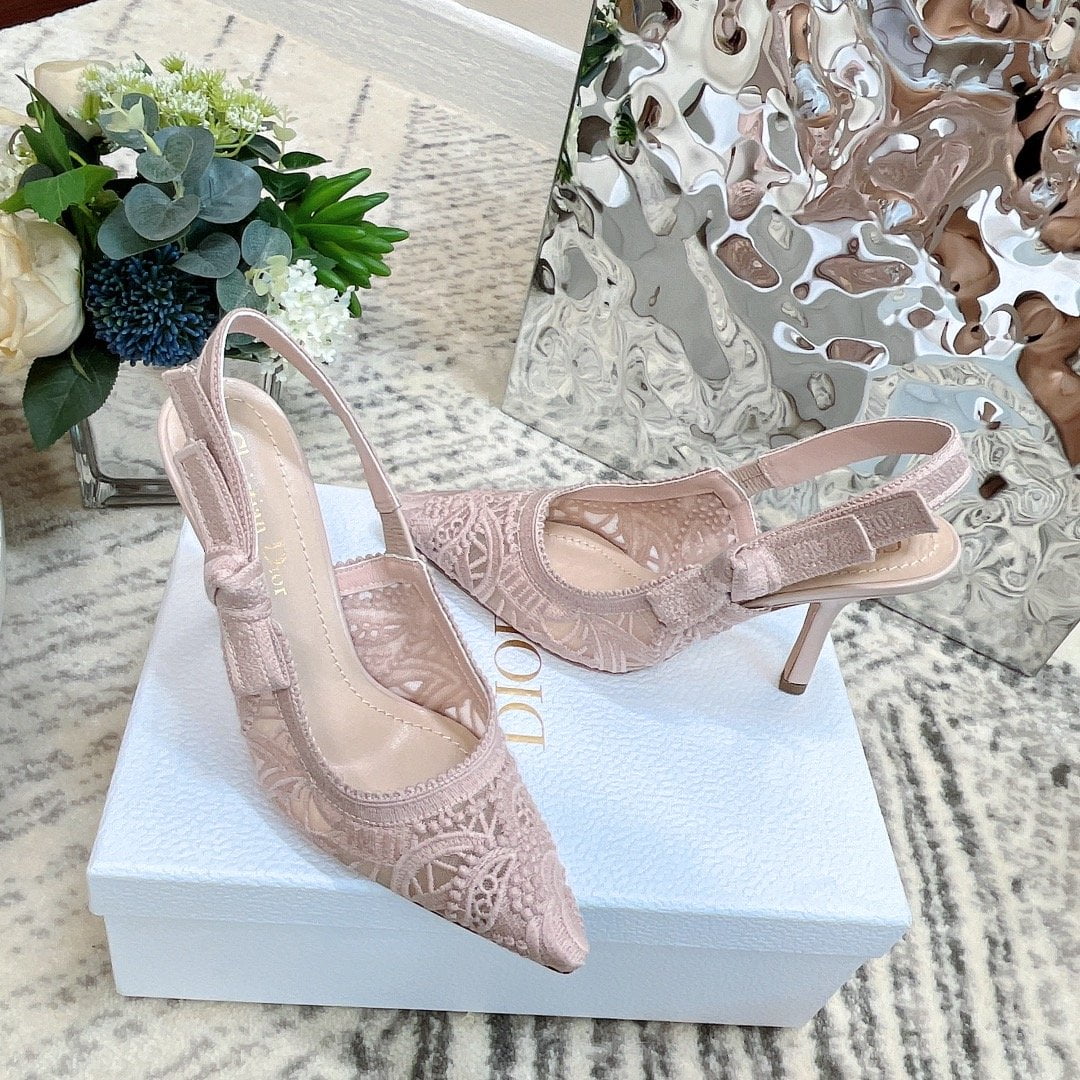 (1:1 replica) Christian Dior Women s J Adior Slingback Pump Pink For Women CD