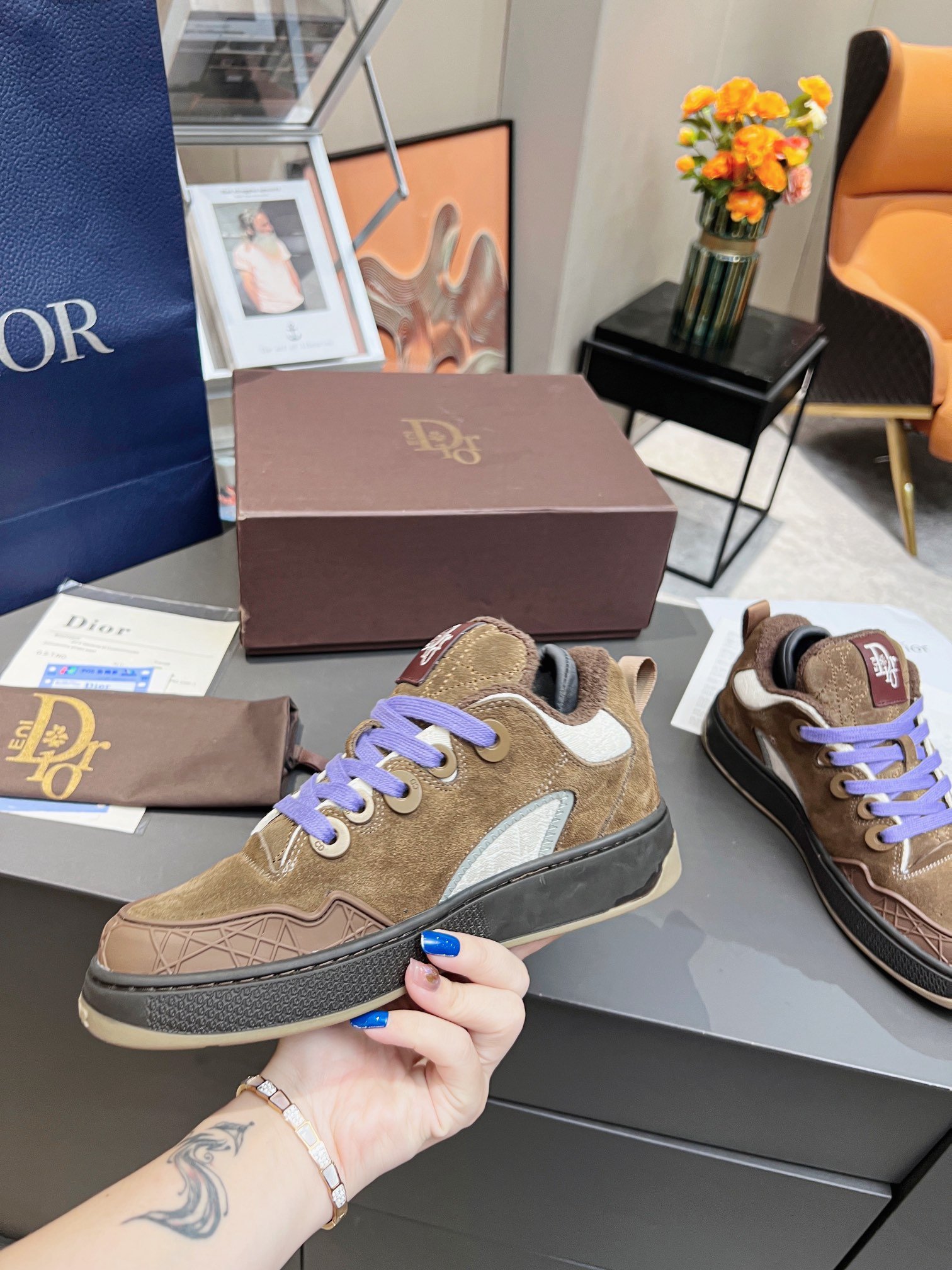 (1:1 replica) Christian Dior Women s Dior Spring Chocolate Brown For Women CD