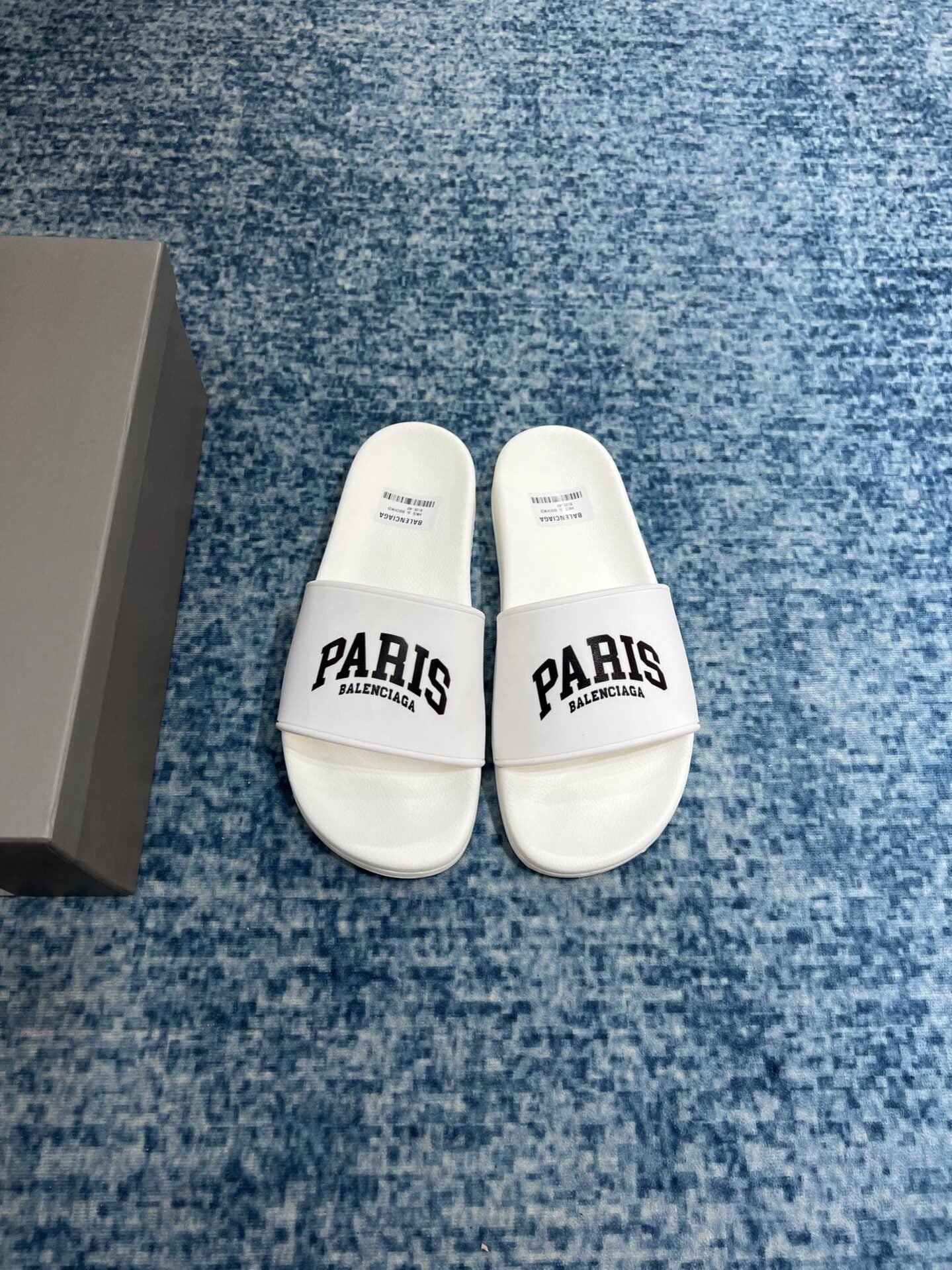 (1:1 replica) Balenciaga Pool Slide Sandal White For Women