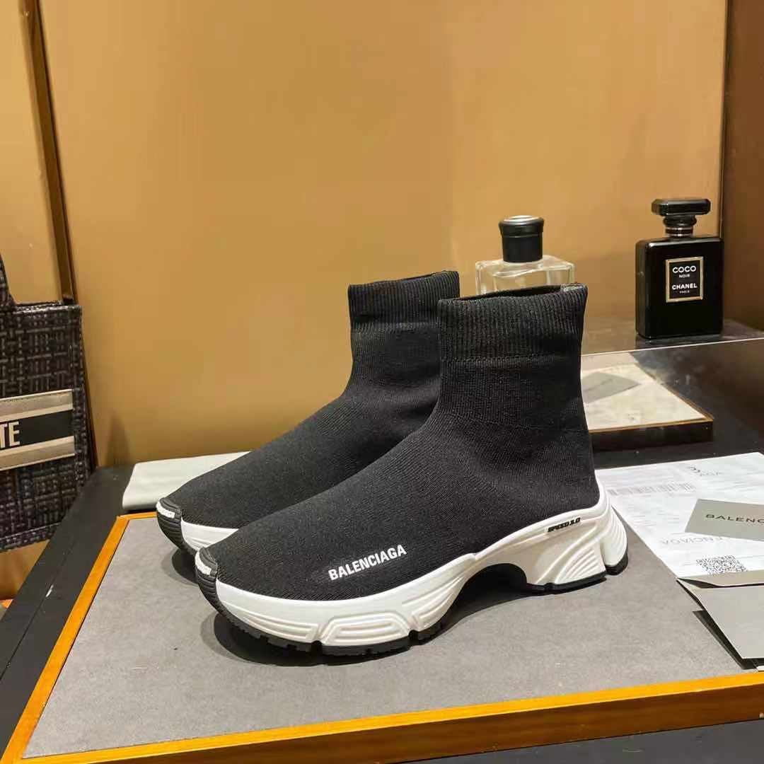 (1:1 replica) Balenciaga Speed Trainers Black For Women 645056W2DBP1013