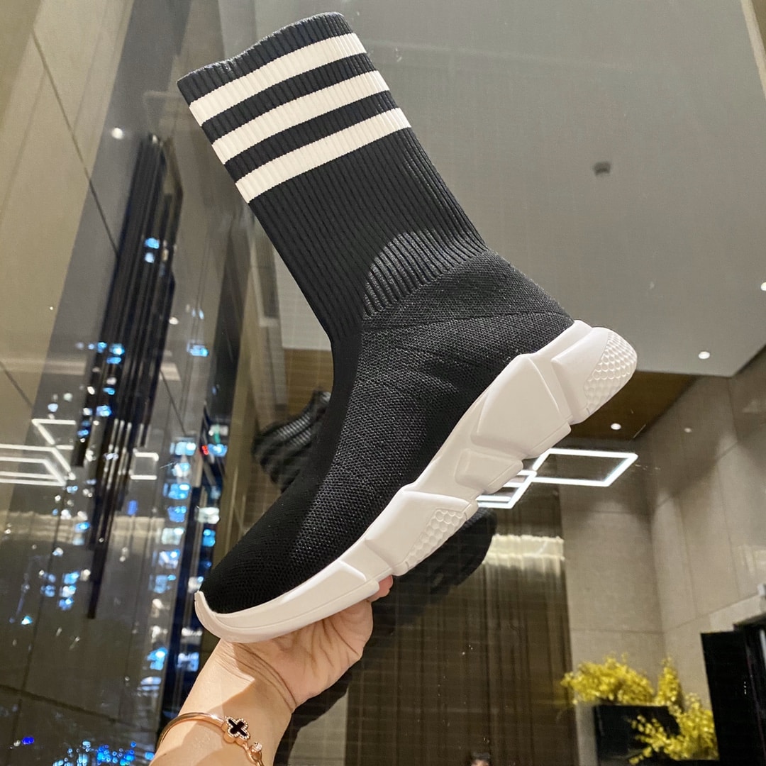 (1:1 replica) Balenciaga x Adidas Speed Trainers Black For Women