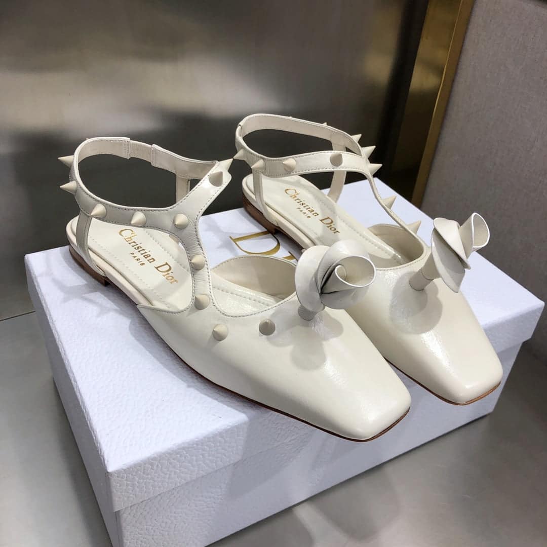 (1:1 replica) Christian Dior Women s Rose Fantastique Pump White For Women CD