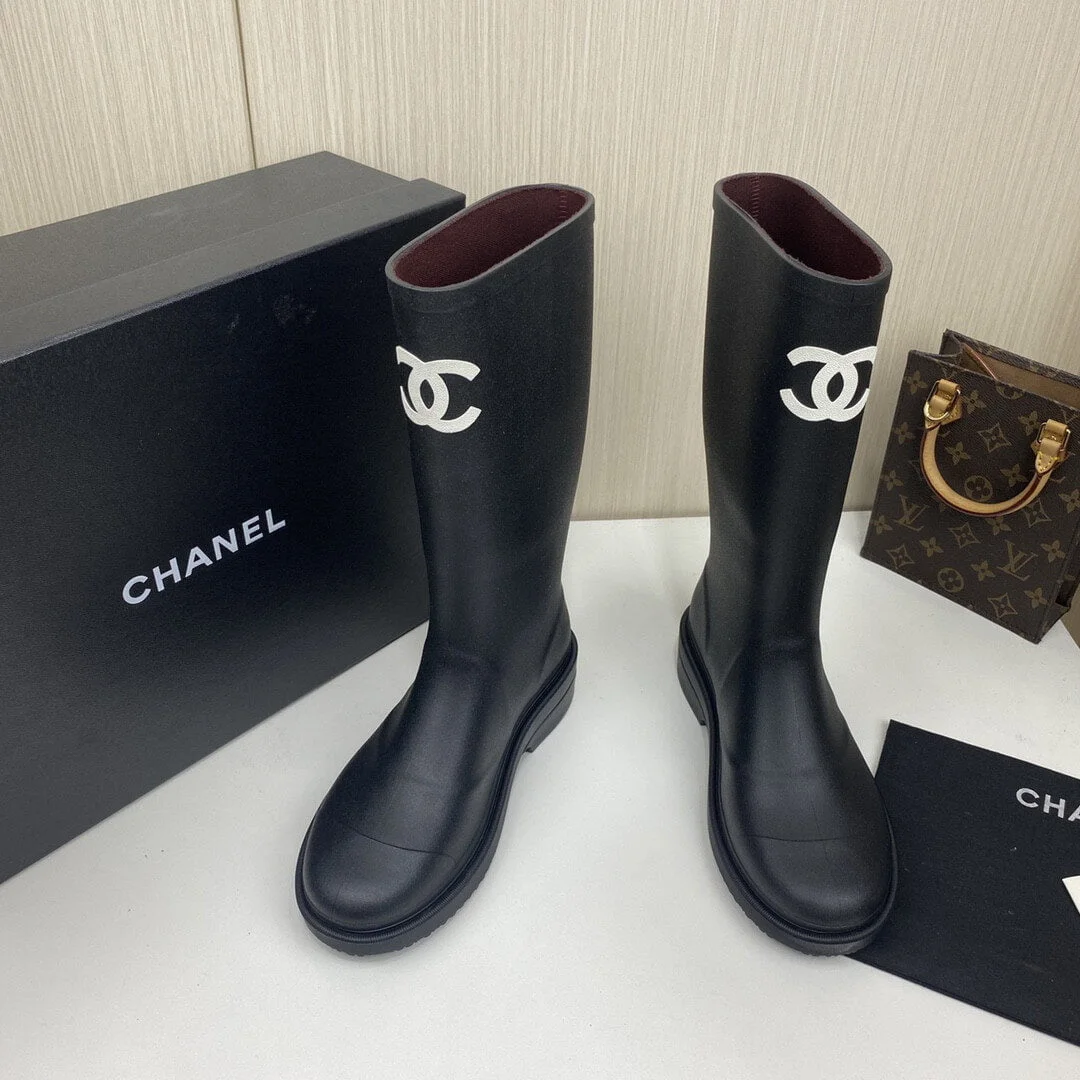 (1:1 replica) Chanel Women s High Boots Black For Women G39620 X56326 94305