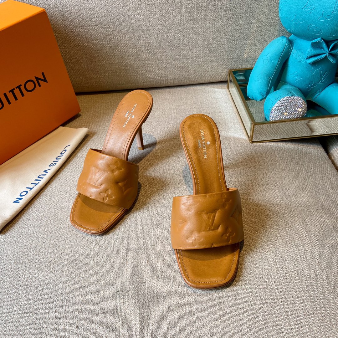(1:1 replica) Louis Vuitton Women s Revival Mule Brown For Women LV