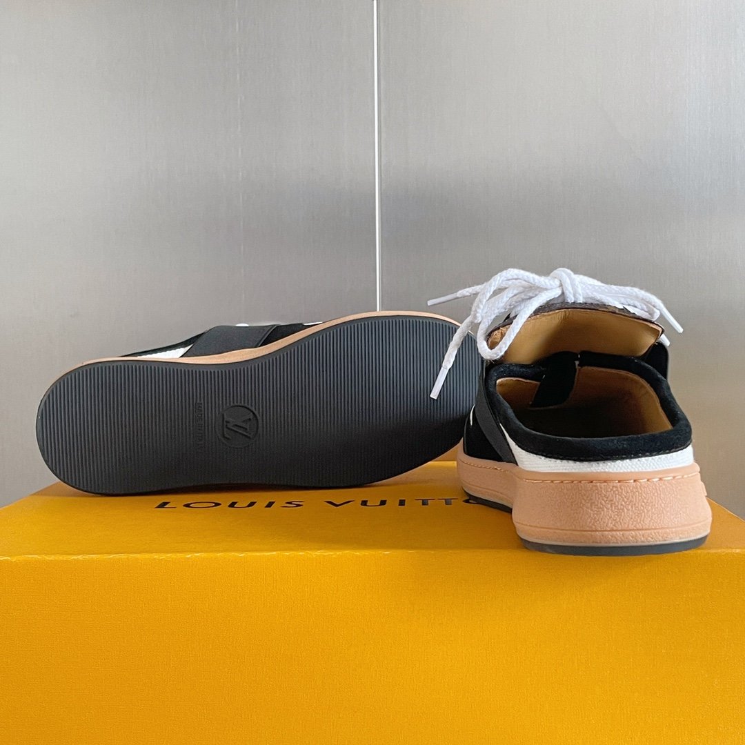 (1:1 replica) Louis Vuitton Women s Lous Sneakers Beige For Women LV