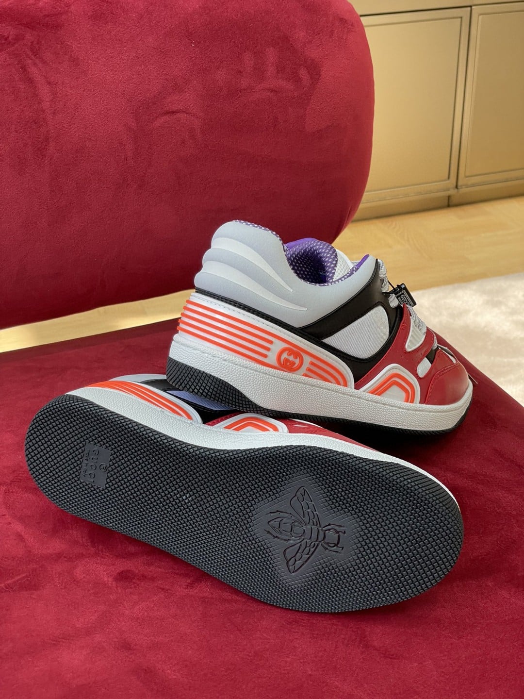 (1:1 replica) Gucci Women s Sneaker Gucci Basket Donna Multicolor Demetra For Women 697882 2SH90 6662