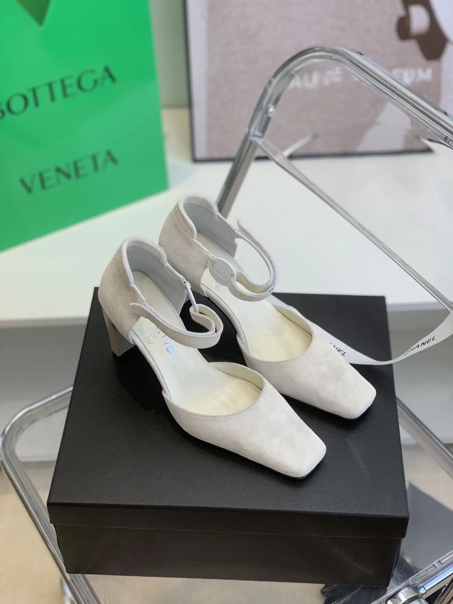 (1:1 replica) Chanel Open Shoes White For Women, Women s Shoes