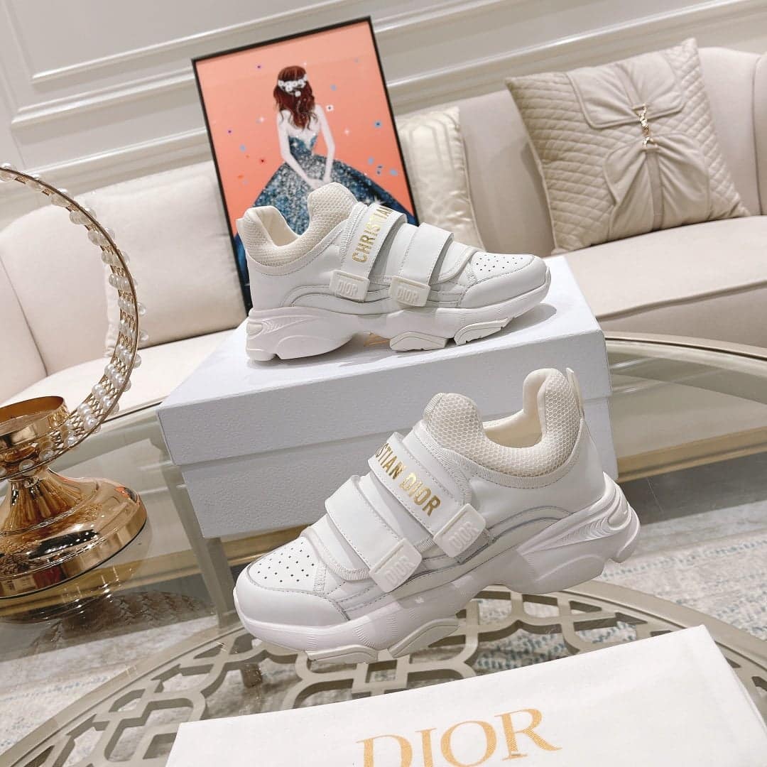 (1:1 replica) Christian Dior D-Wander Sneaker Technical Fabric White For Women CD