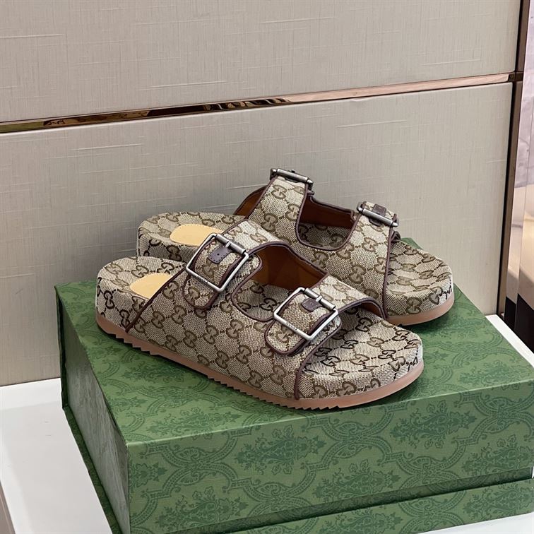 (1:1 replica) GUCCI MEN S SLIDE SANDAL WITH STRAPS GSL027