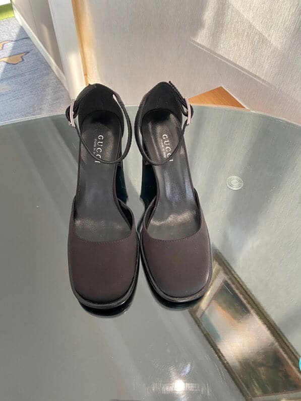 (1:1 replica) Gucci Platform Sandal By Matelasse Black For Women GG