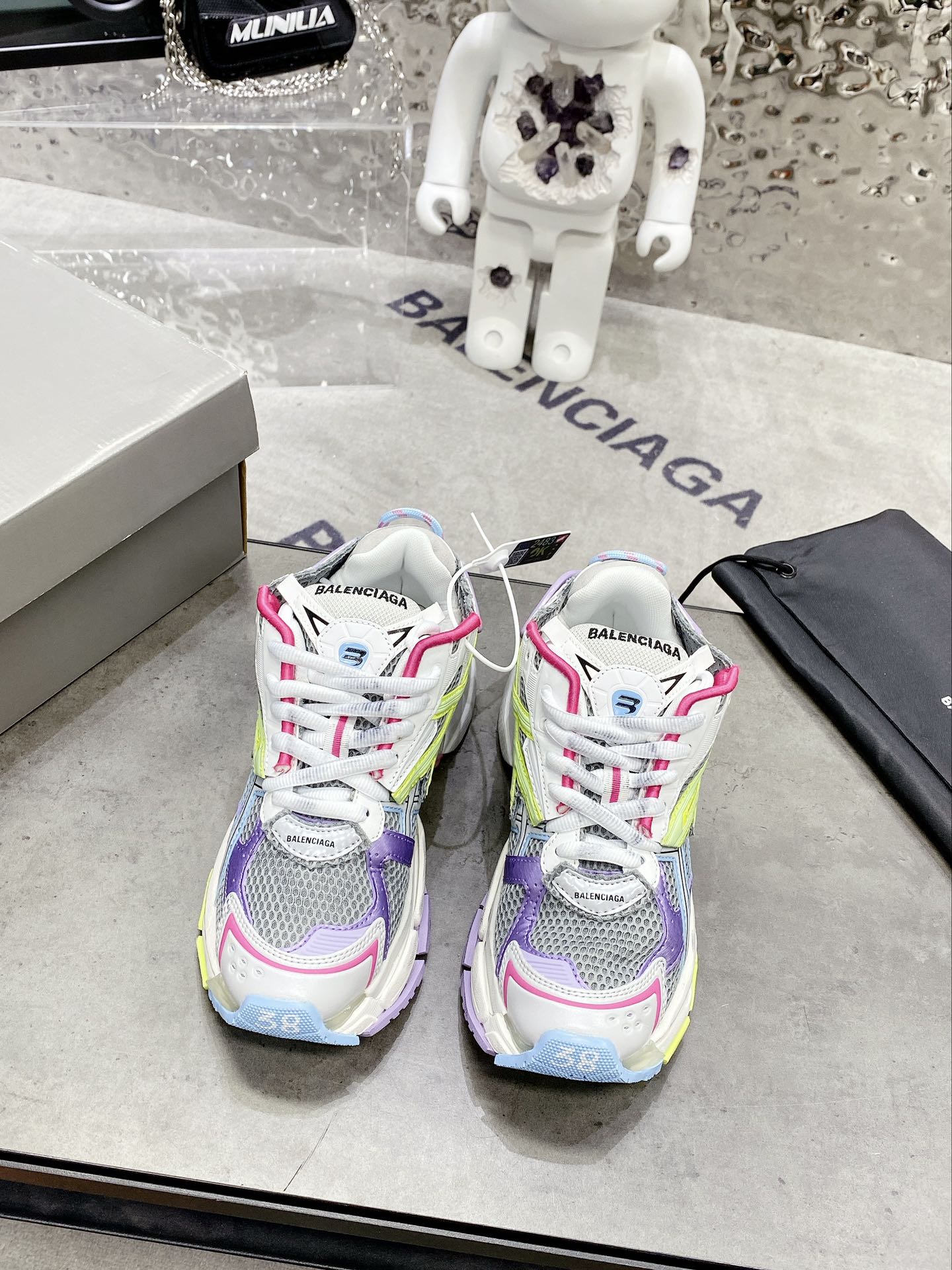 (1:1 replica) Balenciaga Runner Trainers Multicolor For Women