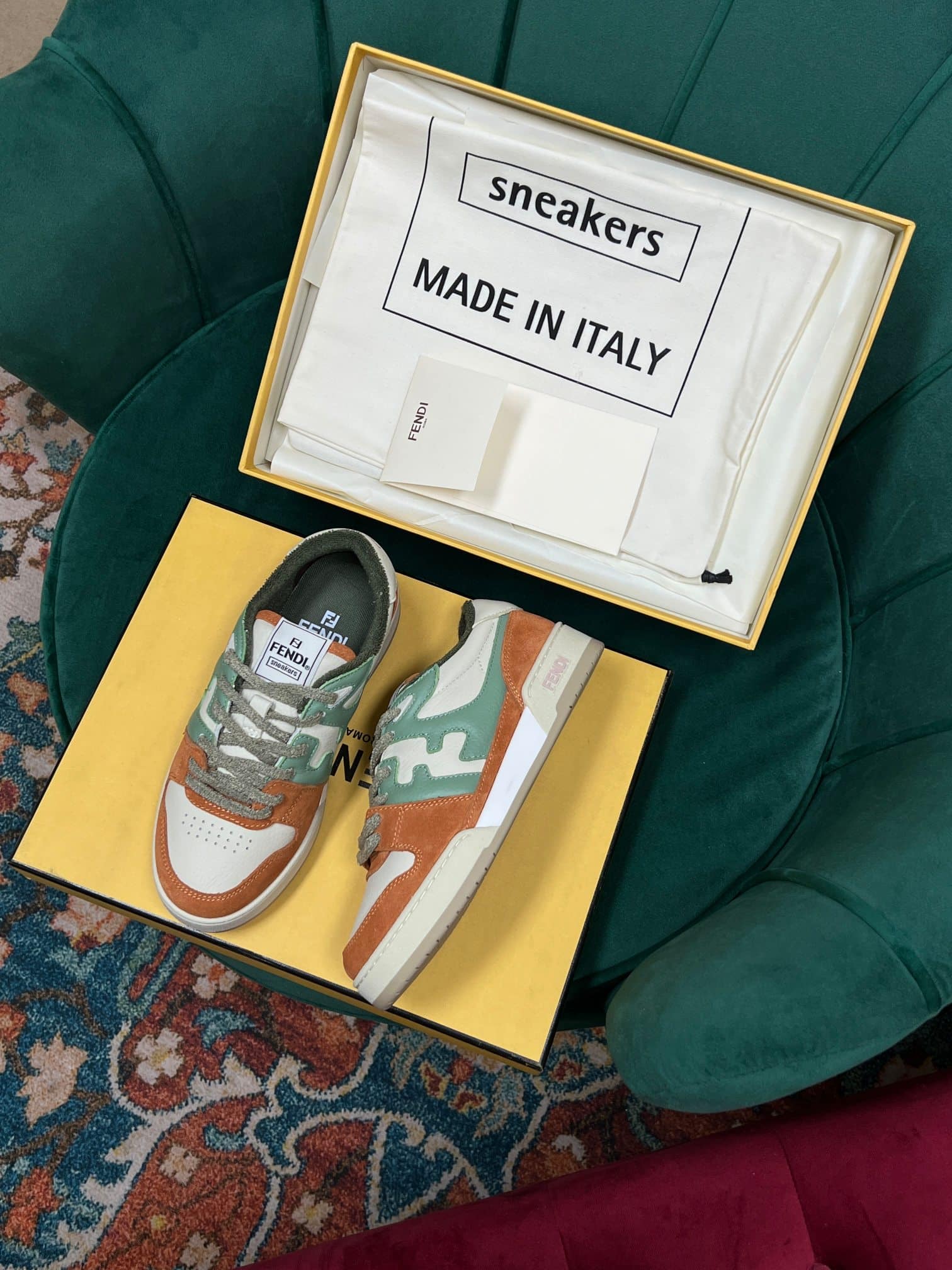 (1:1 replica) Fendi Match Low Tops In Amaranth For Women 8E8252AI1NF1H1E