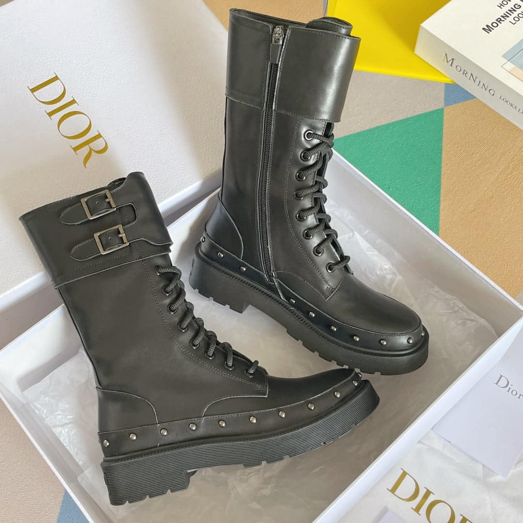 (1:1 replica) Christian Dior Women s Diorquake Ankle Boot Black For Women CD KCI778VEA_S900