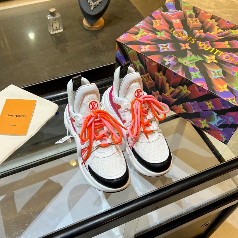 (1:1 replica) Louis Vuitton Women s LV Archlight Sneaker Red For Women LV