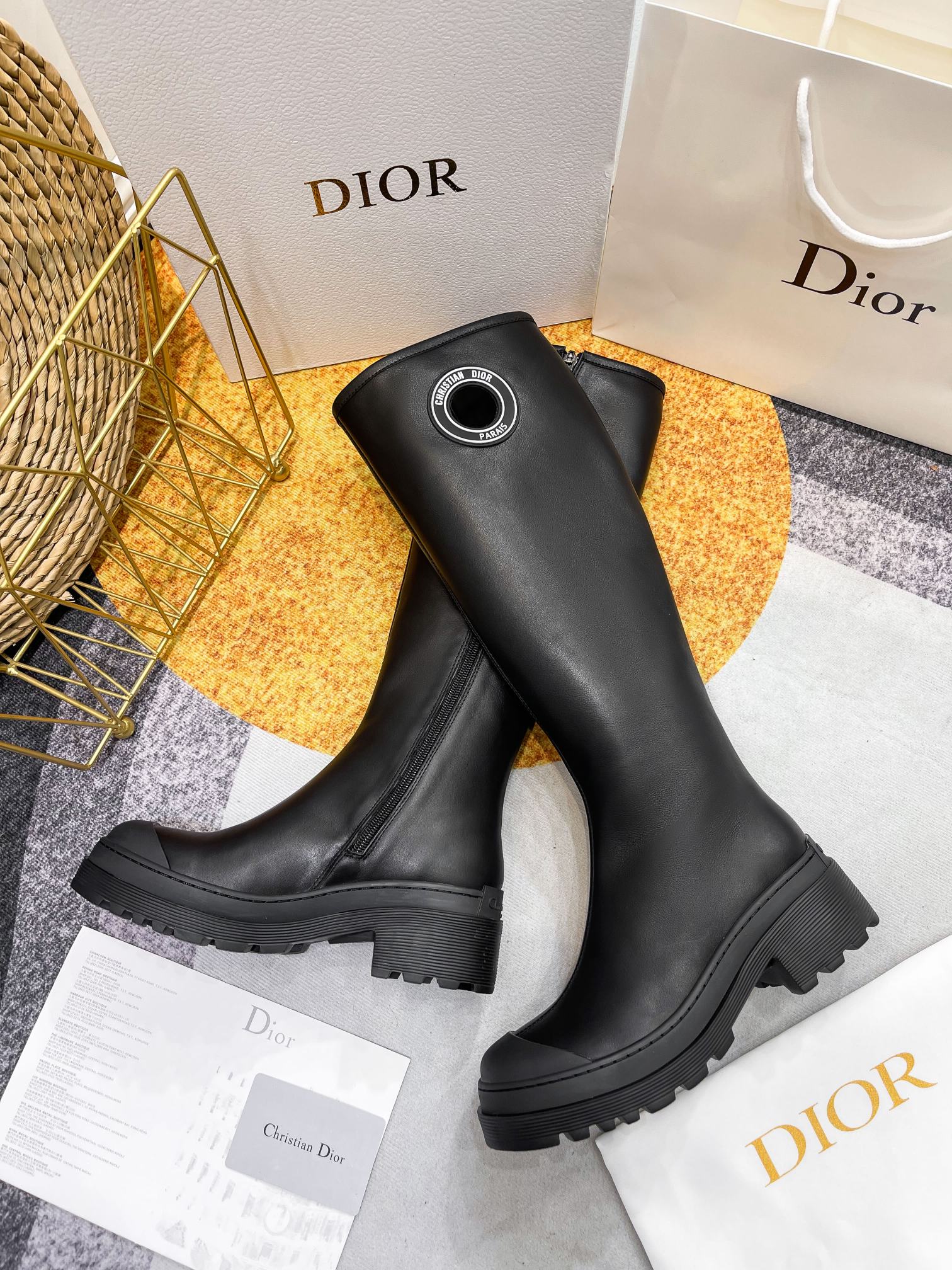(1:1 replica) Christian Dior Women s Dior Symbol Boot Black For Women CD KCI766VSO_S900