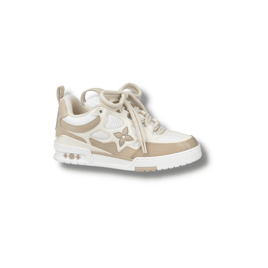 (1:1 replica) LV Skate Sneaker Beige For Men 1AARQG